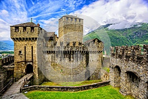 Castello di Montebello castle, Bellinzona, Switzerland