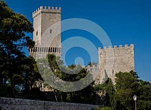 Castello di Venere in Erice. Sicily, Italy.