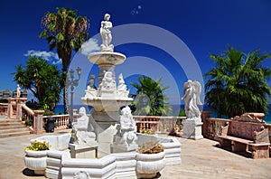 Castello Flotta is situated on hill