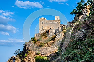 Castello Normanno in Forza d'Agro. Sicily photo
