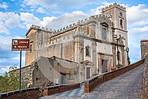 Castello Normanno in Forza d'Agro. Sicily