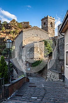 Castello Normanno in Forza d'Agro. Sicily photo