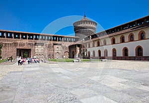 Castello Sforzesco inside