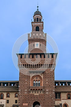 Castello Sforzesco Milan april 2022