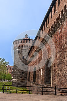 Castello Sforzesco Milan april 2022