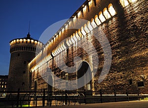 Castello Sforzesco, Milan, Lombardy, Italy.