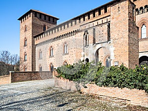 Castello Visconteo (Visconti Castle) in Pavia city photo