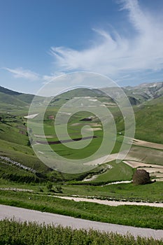 Castelluccio di Norcia in the Sibillini Park