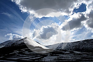 Castelluccio /winter landscape