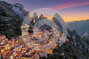 Castelmezzano, Italy in the Basilicata region photo