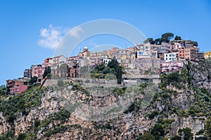 Castelmola on Sicily Island