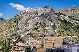 Castelmola on Sicily Island