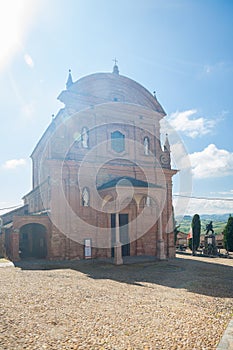 Castelnuovo Calcea church, Piedmont, Italy photo