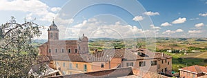 Castelnuovo Calcea panorama, Piedmont, Italy photo