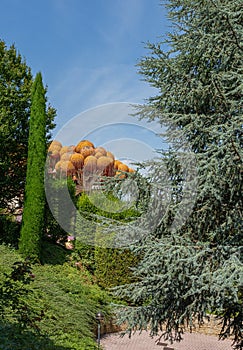 Castelnuovo del Garda, Italy - August 13 2019: Gardaland Theme Park in Castelnuovo Del Garda, Verona, Italy. photo