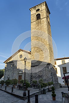 Castelnuovo di Garfagnana, Italy, historic church