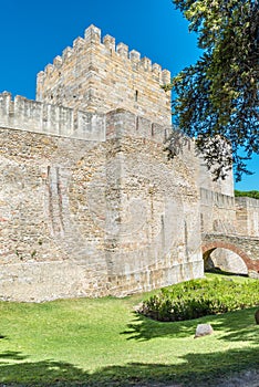 Castelo de Sao Jorge in Lisbon, Portugal