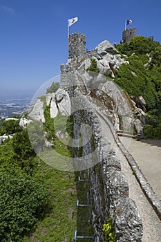 Castelo dos Mouros in Sintra, Portugal photo