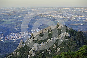 Castelo dos Mouros top view, Portugal photo