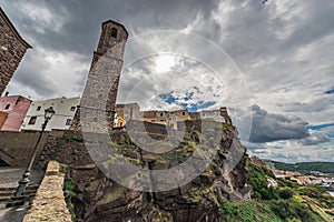 Castelsardo, in the northwest of Sardinia island, Italy