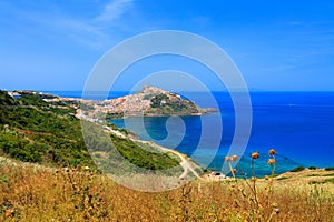 Castelsardo town in Sardinia island, Italy