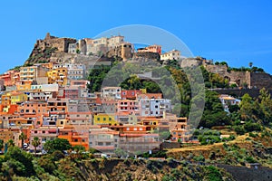 Castelsardo town in Sardinia, Italy