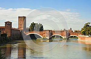 The Castelvecchio Bridge in Verona