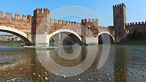 Castelvecchio Bridge in Verona, Italy