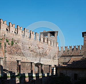 Castelvecchio Italian: `Old Castle` Verona, Italy.