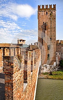 Castelvecchio - Scaligero castle bridge in Verona photo
