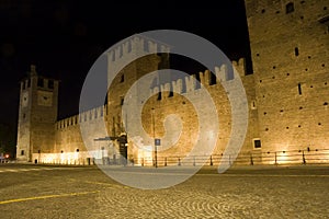 Castelvecchio in Verona at night
