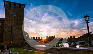 Castelvecchio in Verona, Northern Italy