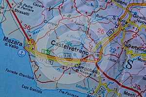 Castelvetrano, Italy, on a road m