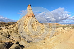 Castildetierra rock at Bardenas Reales, Navarre, Spain