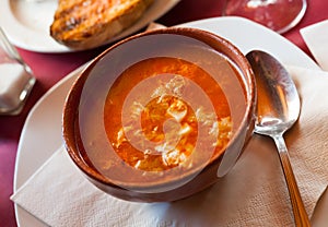 Castilian garlic soup