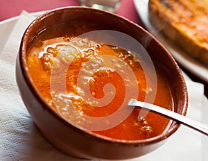 Castilian garlic soup