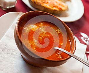 Castilian garlic soup