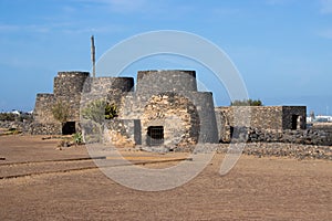 Castillo caleta de fuste in fuerteventura