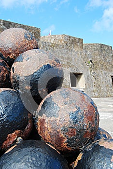 Castillo Cannonballs, San Juan, Puerto Rico