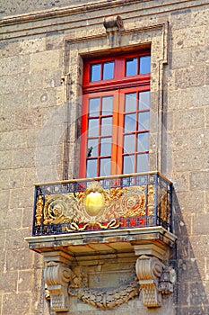 Balcony of the Chapultepec castle, mexico city, mexico. VI photo