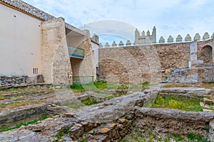 Castillo de Guzman el Bueno in Spanish town Tarifa. photo