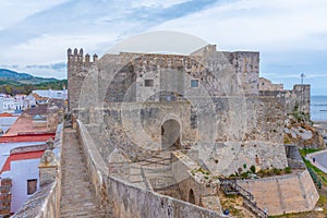 Castillo de Guzman el Bueno in Spanish town Tarifa. photo