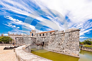 Castillo de la Real Fuerza, Havana, Cuba. Copy space for text. photo