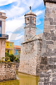 Castillo de la Real Fuerza, Havana, Cuba. Vertical. Copy space. photo