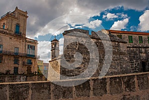 Castillo de la Real Fuerza. The old fortress Castle of the Royal Force, Havana, Cuba.