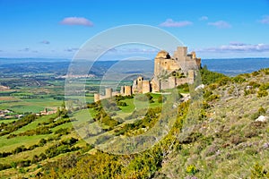 Castillo de Loarre near Huesca, Aragon photo