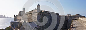Castillo de los Tres Reyes del Morro located at the entrance of the Bay of Havana - Cuba