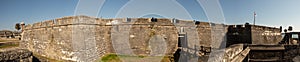 Castillo de San Marco panorama in St. Augustine, Florida