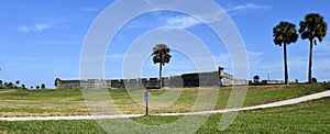 Castillo de San Marcos fortress at St. Augustine, Florida.