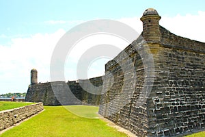 Castillo de San Marcos in St. Augustine, Florida.